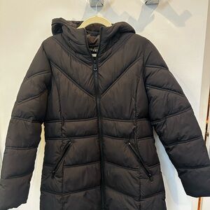 Bernardo Charcoal Quilted Jacket